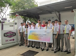 Twelve outstanding apprentices were arranged to join an exchange tour to Singapore in March to broaden their horizon