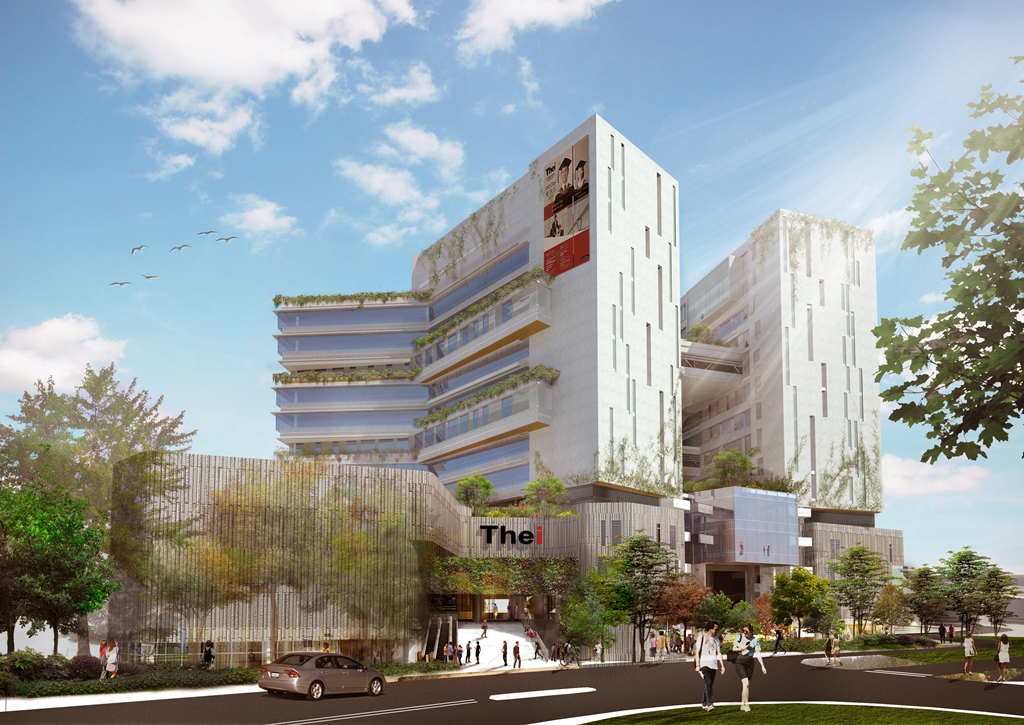 The campus design promotes interaction within and outside the campus creating a sustainable and interactive learning environment for students and teachers