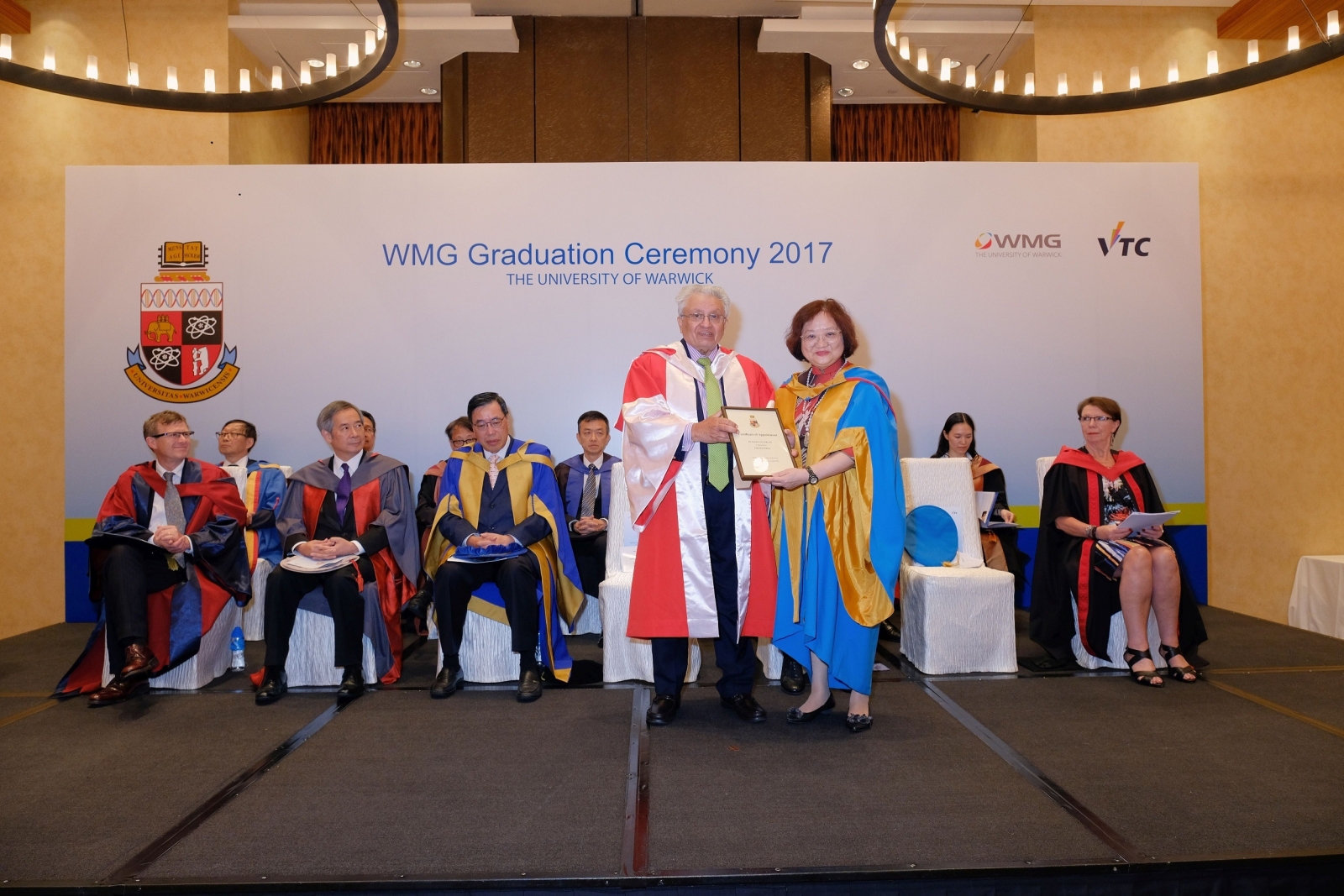 VTC Executive Director Dr Carrie YAU (right) was appointed Industrial Fellow