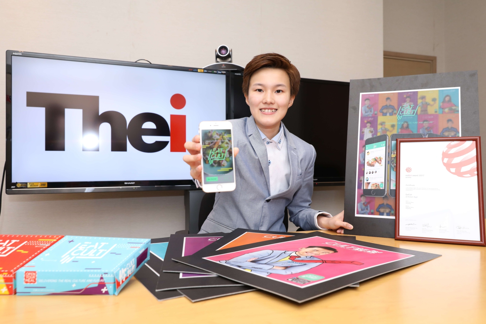 Winnie WONG is the first THEi student to win a Red Dot Award for Communication Design