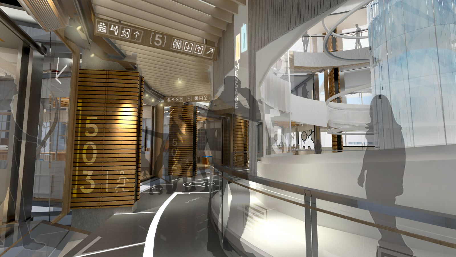 The “Self Space - Designer Working Studio” designed by HKDI graduate of the Higher Diploma in Interior Design CHAN Yui-pan provides a space for designers to freely create.