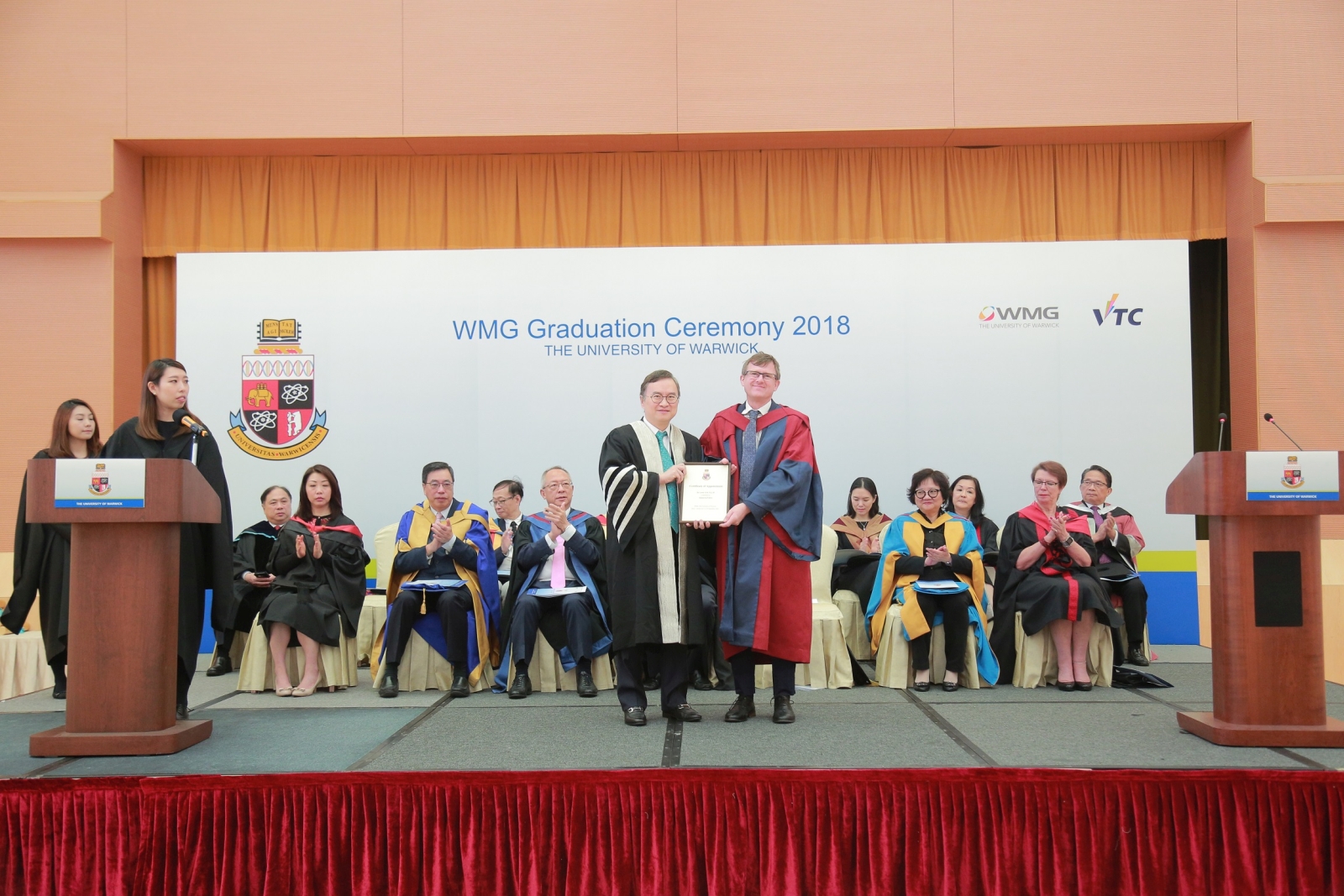 President of Hong Kong Institute of Patent Attorneys Dr Lewis LUK(left), was re-appointed Industrial Fellow