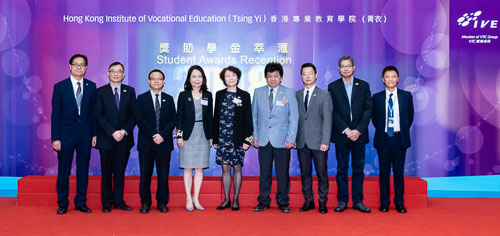 Tsing Yi Campus Heads with Officiating Guest