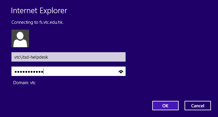 non domain user