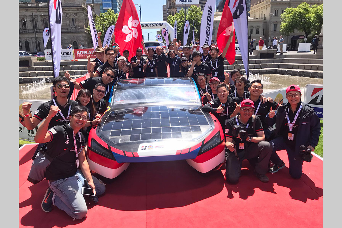 IVE工程太陽能車SOPHIE 6s揚威國際<br />勇奪澳洲「世界太陽能車挑戰賽」季軍