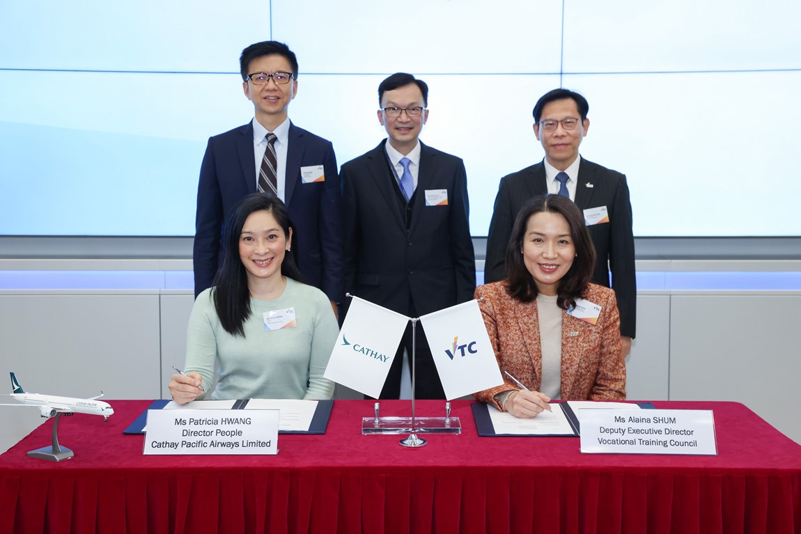 VTC and Cathay Pacific Group sign MoU to jointly nurture a new generation of aviation talents Image 2