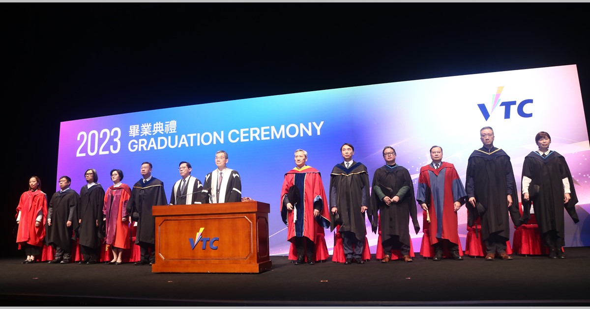 VTC holds 2023 Graduation Ceremonies and Presentation Ceremony for Dr Ng Tat-lun Memorial Outstanding Students Award Scheme