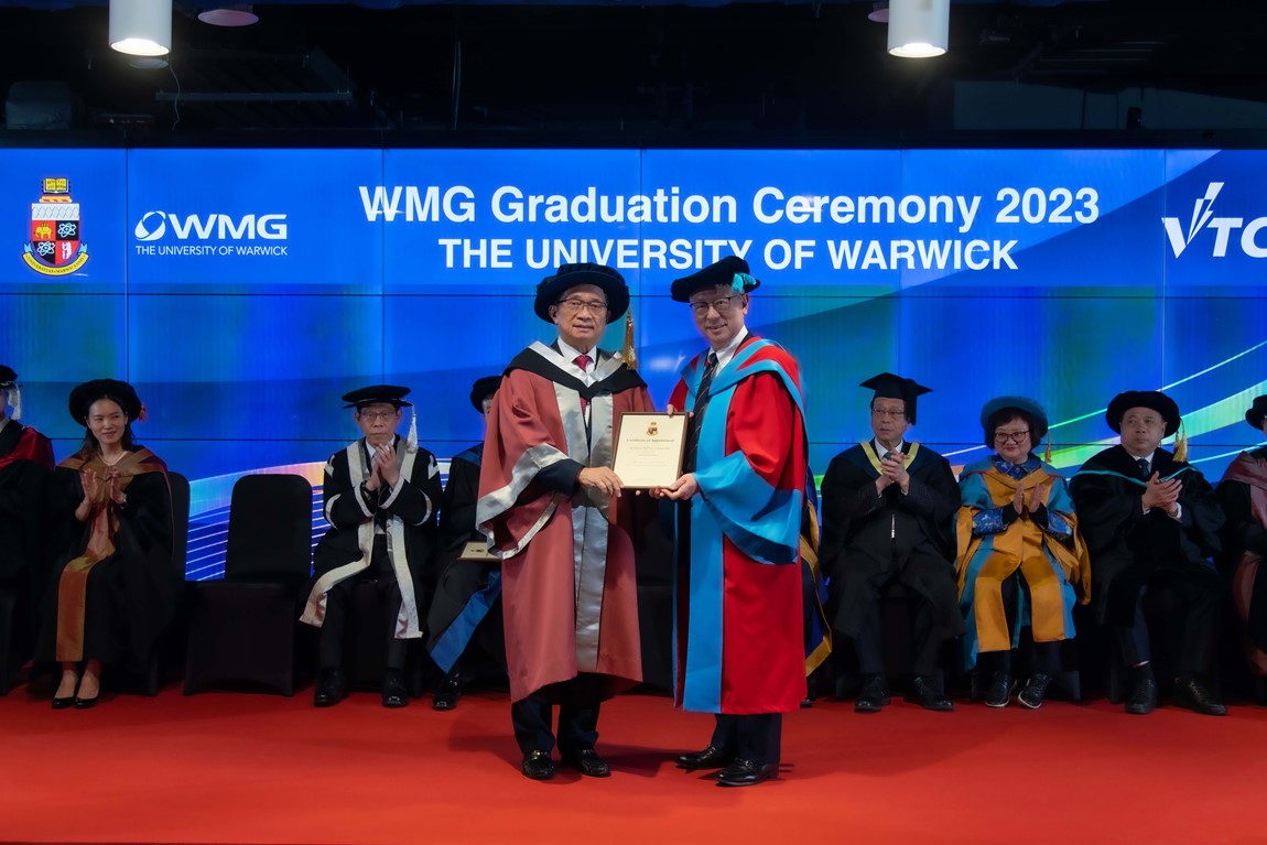 WMG Awards Master’s Degrees and Honours Outstanding Industrialists Image 4