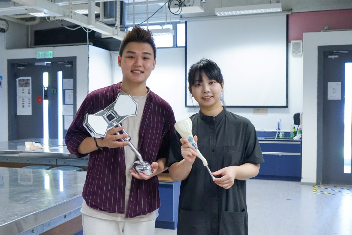 Starting out from a drop of life HKDI product design graduates top water efficient showerhead design competition with innovation for an everyday must Image 1