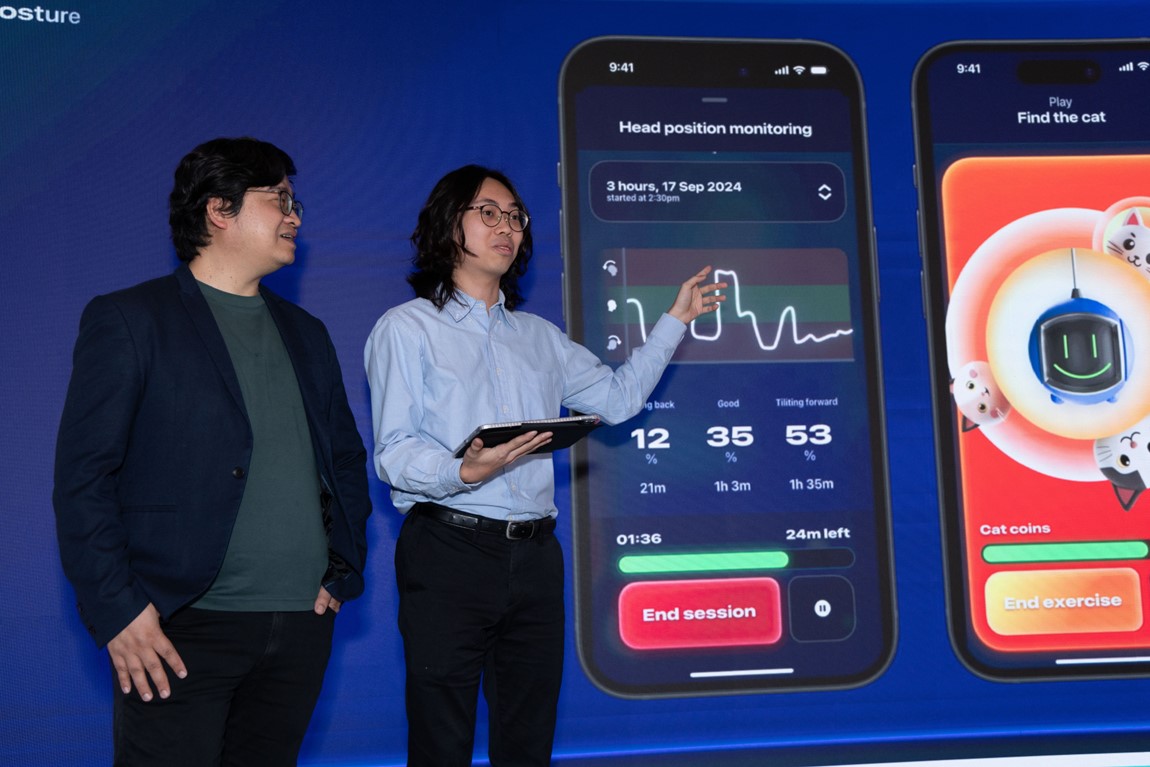 HKIIT's "iPosture" innovative app helps to monitor head and neck posture photo 4
