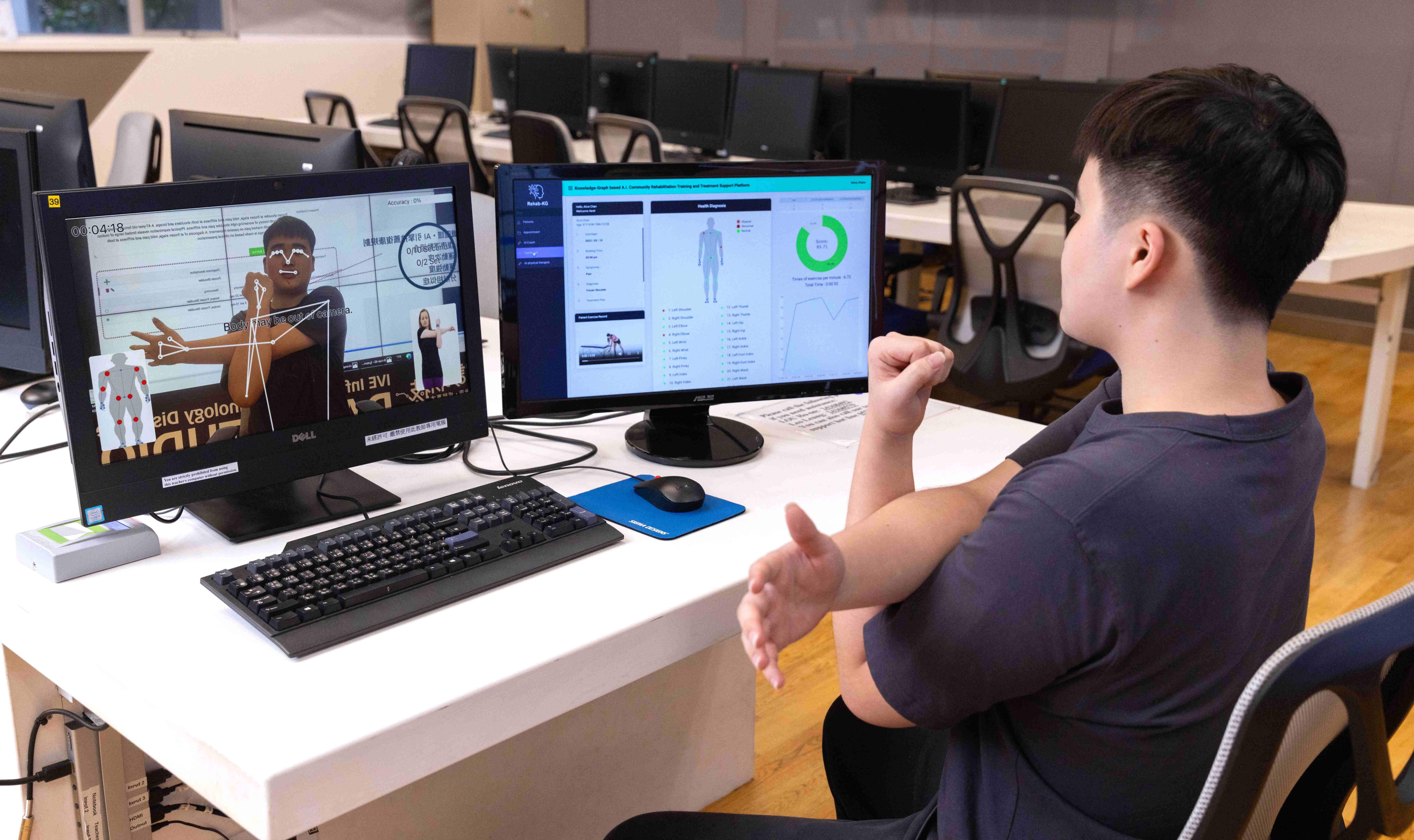 HKIIT team develops AI system to alleviate Frozen Shoulder youngsters pivot new path in Data Science professions Image 3